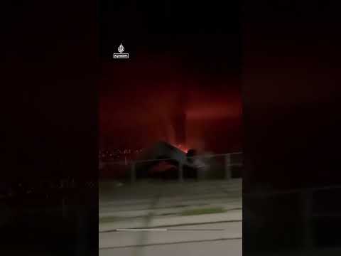 Russia: Ukraine drone debris sparks fire at Black Sea port