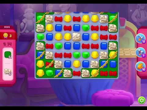 HomeScapes Level 1444 no boosters (19 moves)