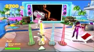 Dance Paradise 720P gameplay Akon (Bellydancer / Bananza) Xbox 360 Kinect