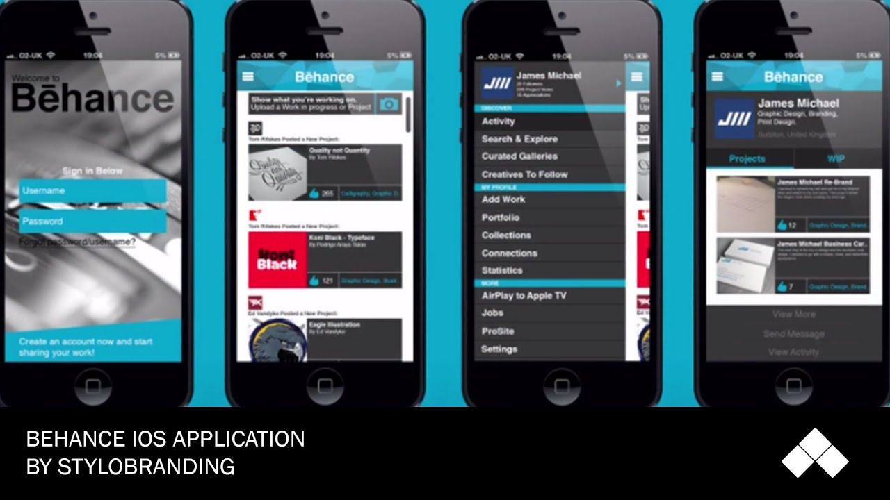 Behance App Concept - Speed Art by Stylo