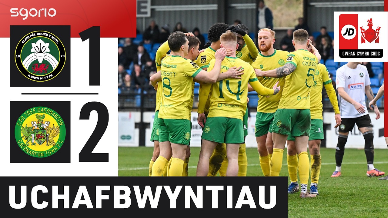 CPD Y Rhyl 1879 vs Caernarfon Town Highlights