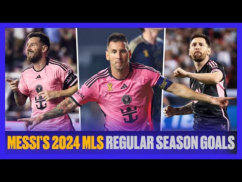 Every Goal Lionel Messi Scored in the 2024 MLS Regular Season 🌟