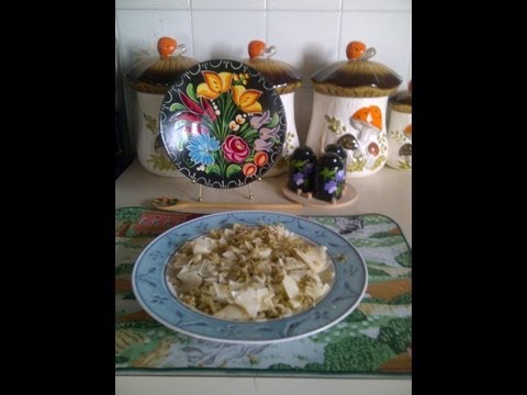 HUNGARIAN  CABBAGE PASTA  authentic traditional quick and easy /  KÁPOSTÁS TÉSZTA