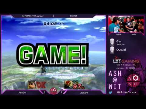 GGDoe (Ganon) vs. Jumbo (DK) - PM Bracket ASH@WIT #23 7/24/15
