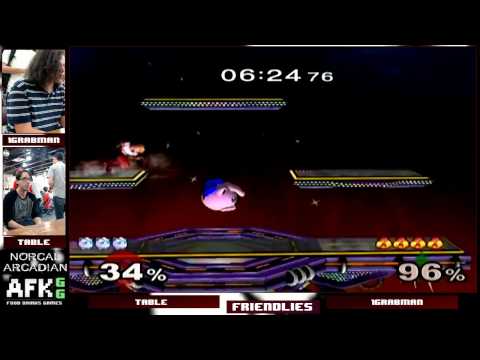 Norcal Arcadian 4 - theunabletable (Puff) vs 1GrabMan (Sheik)