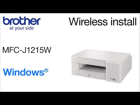 Thumbnail for MFC-J1215W Wireless Setup - Windows