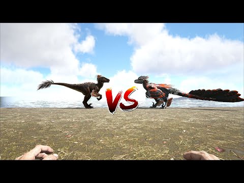 Raptor VS Deinonychus | ARK Survival Evolved 2021 (UPDATED)