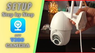 How to Setup v380 Wireless Security IP Camera System V380 GUUDGO security cameras for home