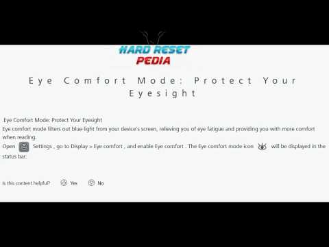 ☑️ Enable Eye Comfort Mode HUAWEI Mate 10 Pro