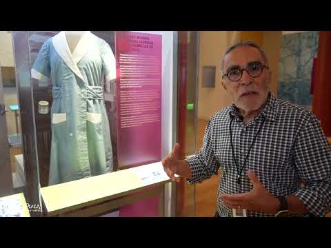 Exposição de Mulheres da Fábrica de Conservas no LA Plaza's LA Starts Here! Exposição com Abelardo de la Peña Jr.