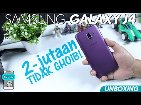 PERTAMA! Unboxing Samsung Galaxy J4 (2018), Super AMOLED 2-Jutaan & TIDAK GHOIB!