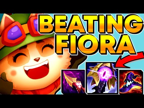 TEEMO vs FIORA TOP -  HOW TO BEAT FIORA with TEEMO #teemo #leagueoflegends #385