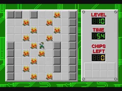 Chips Challenge Level 10 - BRUSHFIRE