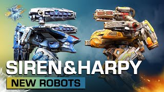 Harpy and Siren 🔥🧊 Robots Overview - War Robots