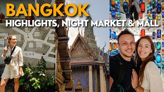 Bangkok Vlog - Discovering MUST-SEE Temples, Grand Palace, Night Market & INSANE Shopping Mall 🇹🇭