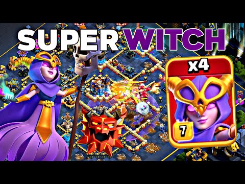 Epic TH18 Warden Walk Fireball Super Witch Smash Battle Ranked Legends Attacks!