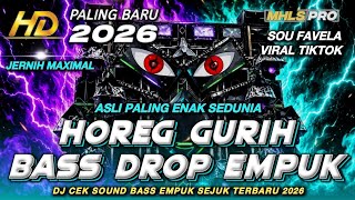 Download lagu DJ FULL BASS VIRAL TIKTOK TERBARU 2026 CEK SOUND HOREG GURIH BASS DROP EMPUK ENAK (MHLS PRO) mp3