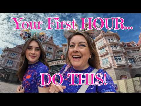Disneyland Paris GATE OPENING! HOW to use EXTRA MAGIC HOUR & RIDE TOP TIPS!
