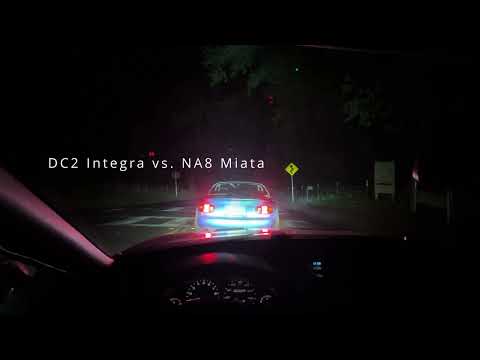TOUGE BATTLE!: DC2 Integra vs NA8 Miata [4k - POV]