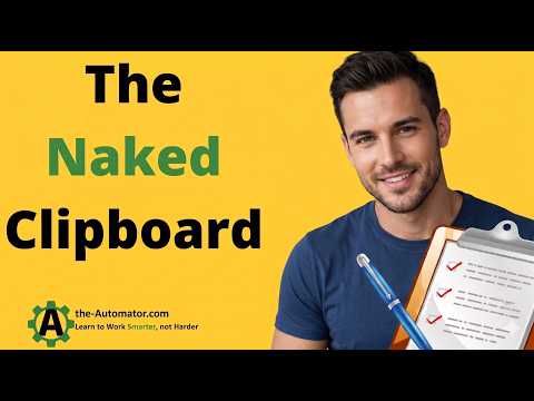 the Naked Clipboard: Adding a GUI to Paste Plain Text AutoHotkey script