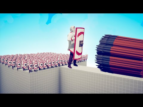 100x ASSASSIN SHIELD vs EVERY GOD - TABS | Totally Accurate Battle Simulator 2023