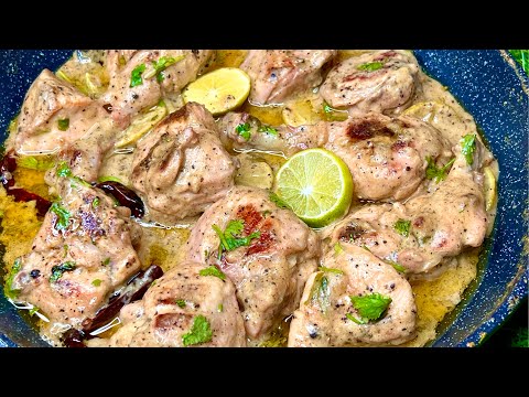 LEMON PEPPER CHICKEN With Silky Satin Gravy - Best Ever Tangy Lemon Pepper Chicken Recipe