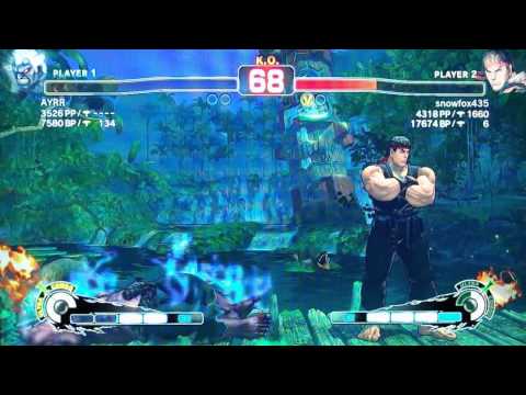SSF4 AE 2012: AYRR (Oni) vs snowfox435 (Ryu)