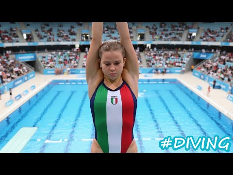 Italian Diver Maia Biginelli 🇮🇹 in 10m Platform Women's Diving Preliminary Budapest