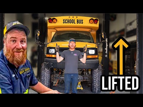 We Got a Call from @MattsOffRoadRecovery to Build a LIFTED SCHOOL BUS!