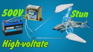 Download lagu 12V to 500V hight volt inverter STUN FISH SHOCK simply | How to make mp3