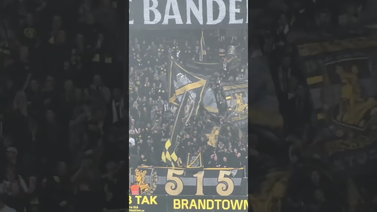 AIK gör mål mot GAIS #ultras #aik #gnaget