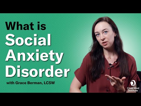 What is Social Anxiety Disorder? | Child Mind Institute