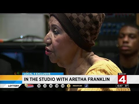 In the studio with Aretha Franklin