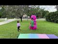 Preston Barney Plays Football Brooklyn Friends Do Gymnastics 10 24 21