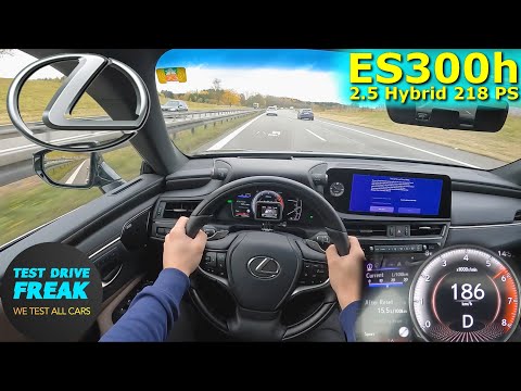 Thumbnail for 2023 Lexus ES300h Hybrid 218 PS TOP SPEED GERMAN AUTOBAHN DRIVE POV by Lexus ES