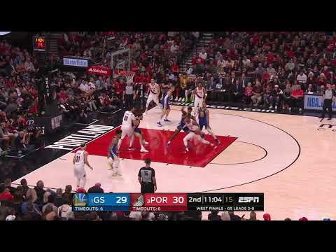 Rodney Hood All Game Actions 05/18/19 Warriors vs Blazers Game 3 Highlights