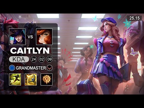Caitlyn vs Miss Fortune ADC - EUW Grandmaster - Patch 25.15 Season 15