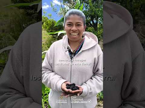 Doña Lizeth Nengua, campesina de Chivatá, Boyacá.
