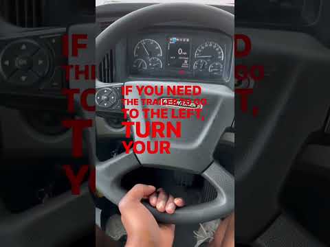 Secret to reversing a semi trailer #KeepTrucking