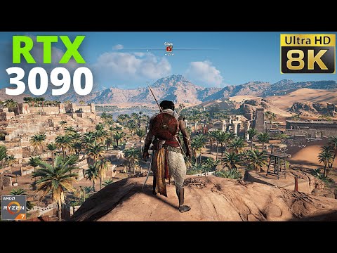 Assassin's Creed Origins: RTX 3090 + Ryzen 7 5800X | 8K | Very High Settings