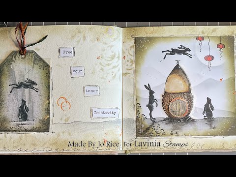 Mindful Monday Creating a Home For The Acorn Dwelling by Jo Rice #laviniastamps #journalling