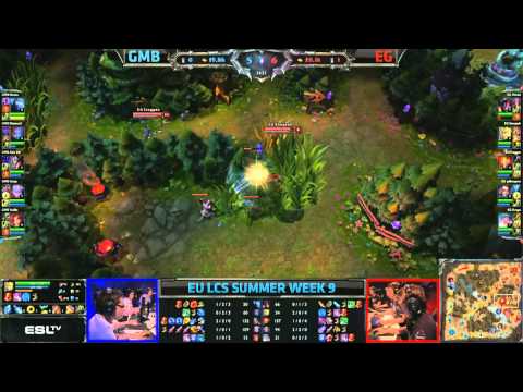 2-5 PLACE TIEBREAKER [Game 2/5] Gambit (GMB) vs Evil Geniuses (EG) EU LCS Summer 2013 Full Game HD