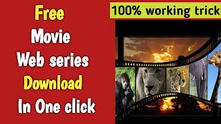 Free movie 2020 | How to Download Movies Web Series free