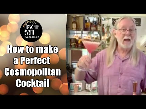 How to make a Perfect Cosmopolitan Cocktail - TRY THIS AT HOME!