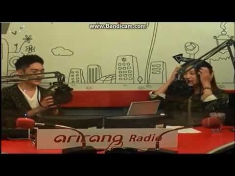 141020 Tasha and NU'EST Aron @ Arirang Music Access (Monday Weekly Corner My Treasure Box)