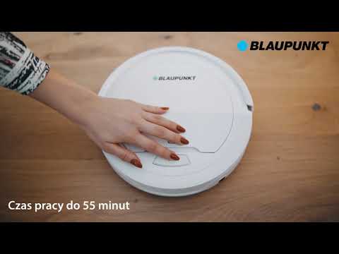 Dulkių siurblys - robotas siurblys Blaupunkt RVC201, Baltas video