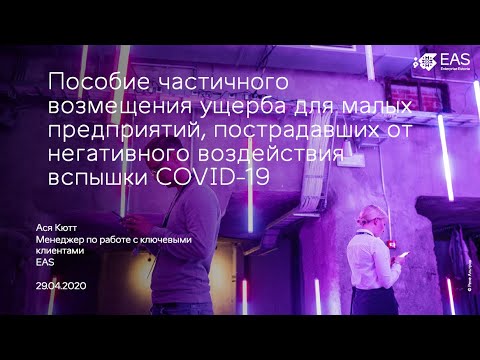 COVID-19 Вебинар I Пособия для предпринимателей (на русском языке)