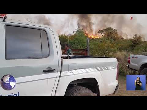 Gravísimos incendios en Traslasierra