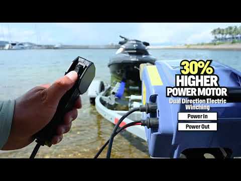 A-CH2000TL-BX Bravex Electric Winch 6000lbs Boat Trailer Winch Portable 12-Volt DC Winch