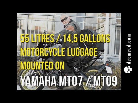 How to mount DEEMEED Discovery bag on the Yamaha MT07 / MT09 ? Loop mounting solution